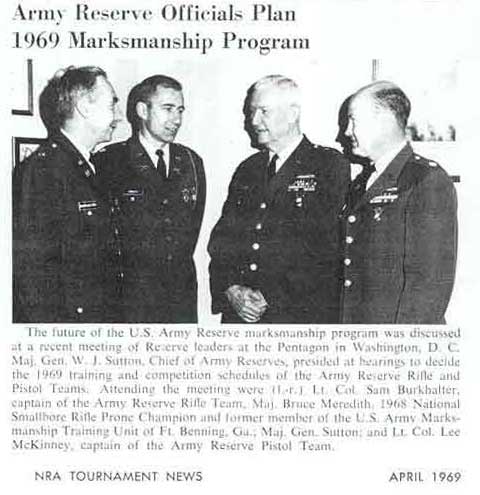 1969 USAR Marksmanship Meeting
