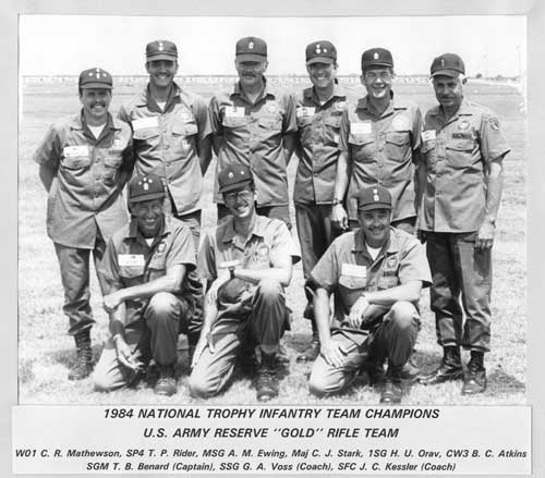 1984 National Trophy Infantry Team Winners