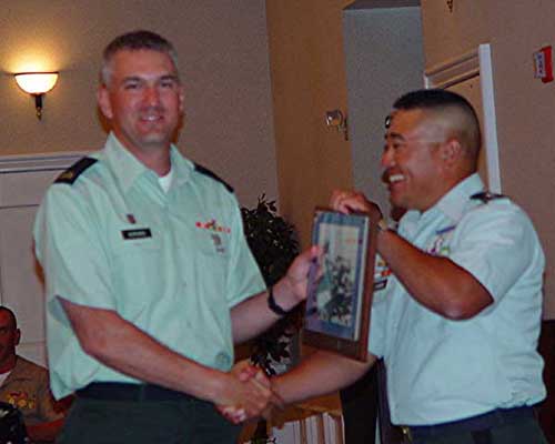 SGT Gervais winning the Division A Interservice 600 Yard Match at 2003 Interservice Rifle Championships.