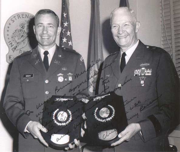 Bruce Meredith with MG Sutton - Chief, Army Reserve