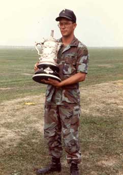 Lowell Johnson, winner of the 1988 Leech Cup at Camp Perry, OH.